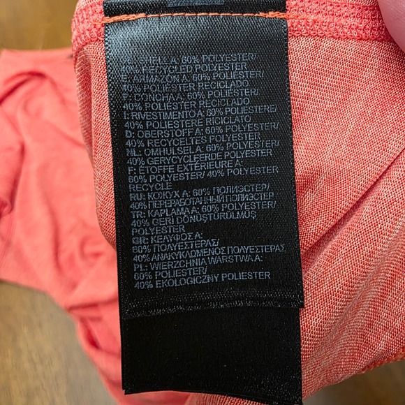 The North Face Womens Short Sleeve T-Shirt Coral Heathered Athletic Top Medium‎ - Picture 5 of 7